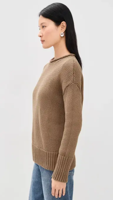 La Ligne Solid Marina Sweater Tan XS | Thumbnail 4 La Ligne Solid Marina Sweater Tan XS | Thumbnail 4