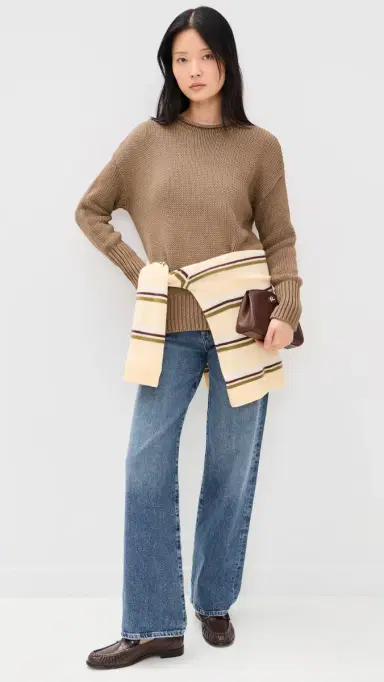 La Ligne Solid Marina Sweater Tan XS | Thumbnail 5 La Ligne Solid Marina Sweater Tan XS | Thumbnail 5