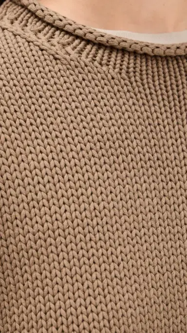 La Ligne Solid Marina Sweater Tan XS | Thumbnail 6 La Ligne Solid Marina Sweater Tan XS | Thumbnail 6