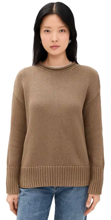 La Ligne Solid Marina Sweater Tan XS | Thumbnail 1 La Ligne Solid Marina Sweater Tan XS | Thumbnail 1