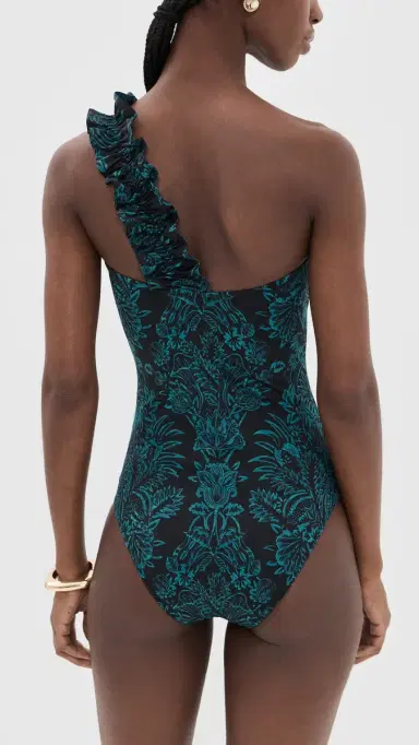 Ulla Johnson Capri One houlder Maillot wimsuit Eclipse Flora | Thumbnail 3 Ulla Johnson Capri One houlder Maillot wimsuit Eclipse Flora | Thumbnail 3