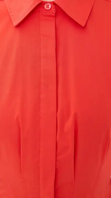 Simkhai Jazz Pintuck Midi Dress Lobster | Thumbnail 6 Simkhai Jazz Pintuck Midi Dress Lobster | Thumbnail 6
