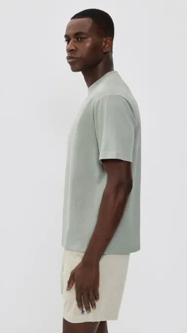 Beyond Yoga Softknit Cotton Tee Grey age | Thumbnail 4 Beyond Yoga Softknit Cotton Tee Grey age | Thumbnail 4