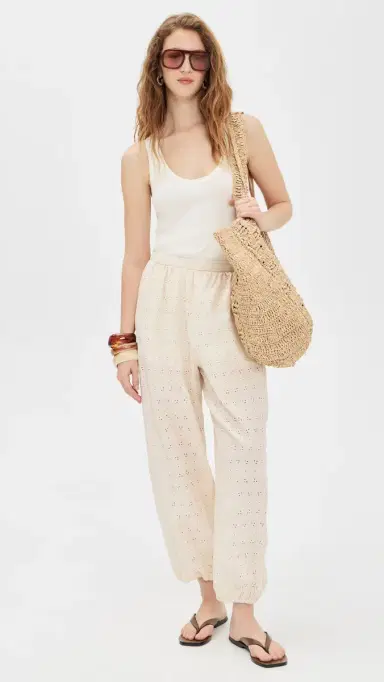 WAYF Jasmine Balloon Pants Beige | Thumbnail 5 WAYF Jasmine Balloon Pants Beige | Thumbnail 5