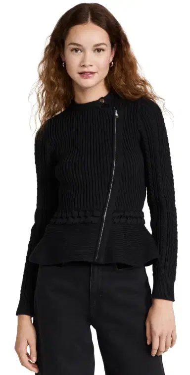 Simkhai Andi Cardigan Black S | Thumbnail 1 Simkhai Andi Cardigan Black S | Thumbnail 1