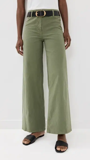 Nili Lotan Megan Twill Pants Camo | Thumbnail 2 Nili Lotan Megan Twill Pants Camo | Thumbnail 2