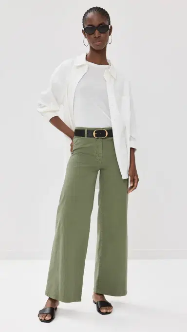 Nili Lotan Megan Twill Pants Camo | Thumbnail 5 Nili Lotan Megan Twill Pants Camo | Thumbnail 5