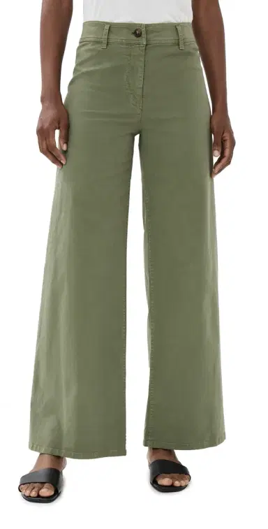 Nili Lotan Megan Twill Pants Camo | Thumbnail 1 Nili Lotan Megan Twill Pants Camo | Thumbnail 1