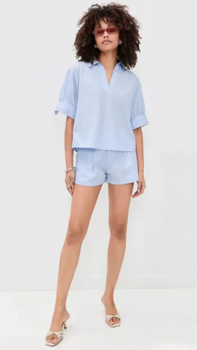 Frame The Striped Harbor Shorts | Thumbnail 5 Frame The Striped Harbor Shorts | Thumbnail 5