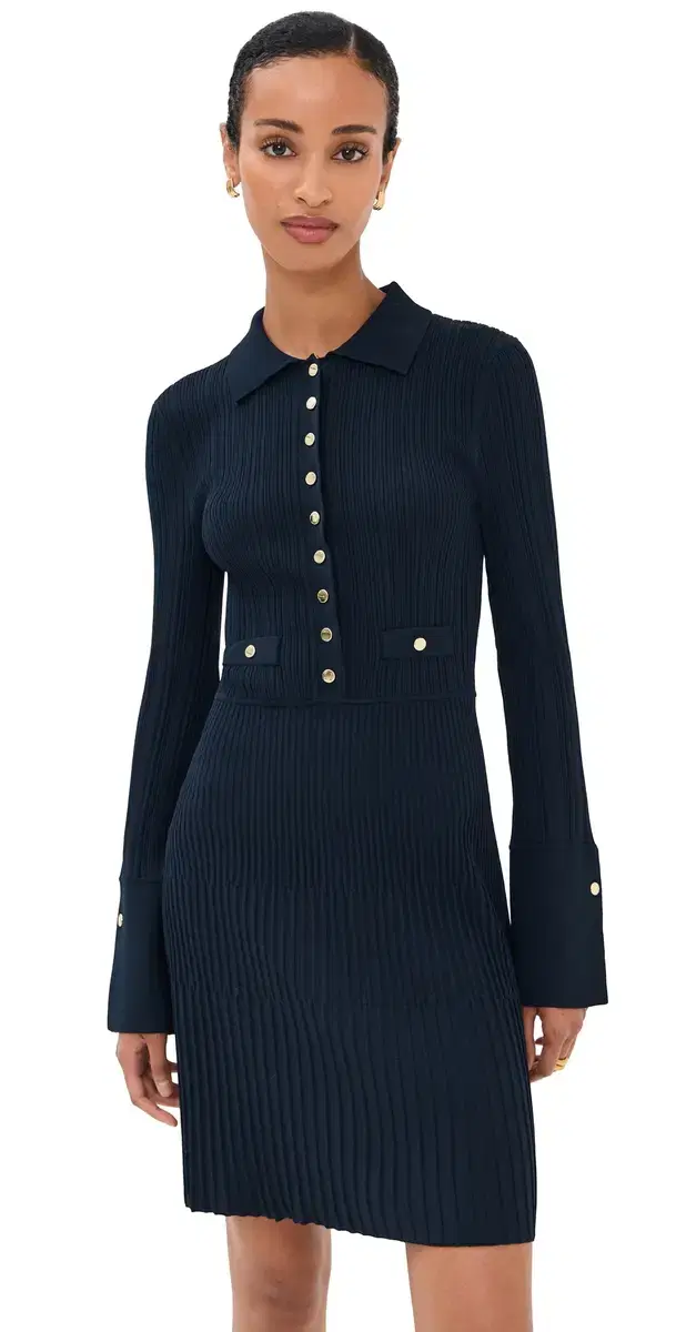 Lauper Knit ini Dress Navy Lauper Knit ini Dress Navy