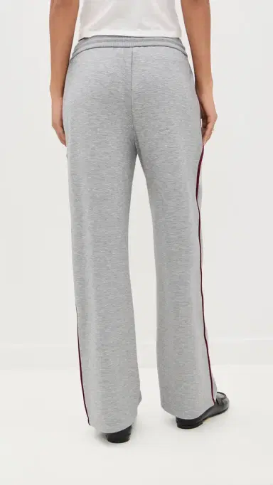 LE BOP Lou Sweatpants Heather Grey/Merlot | Thumbnail 3 LE BOP Lou Sweatpants Heather Grey/Merlot | Thumbnail 3