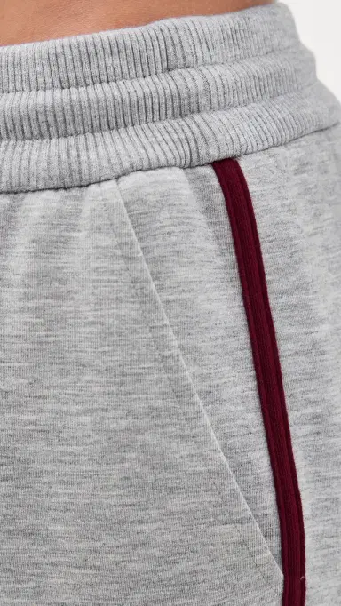 LE BOP Lou Sweatpants Heather Grey/Merlot | Thumbnail 6 LE BOP Lou Sweatpants Heather Grey/Merlot | Thumbnail 6
