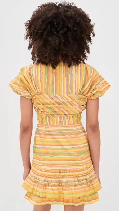 ALEXIS Lera Dress Lemon tripe | Thumbnail 3 ALEXIS Lera Dress Lemon tripe | Thumbnail 3