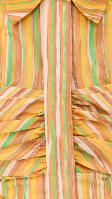 ALEXIS Lera Dress Lemon tripe | Thumbnail 6 ALEXIS Lera Dress Lemon tripe | Thumbnail 6
