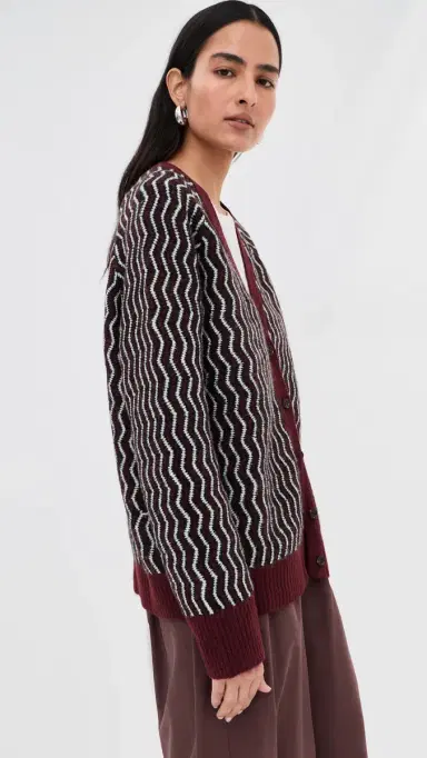 LE BOP Elle Oversized Cardigan Midnight L | Thumbnail 4 LE BOP Elle Oversized Cardigan Midnight L | Thumbnail 4