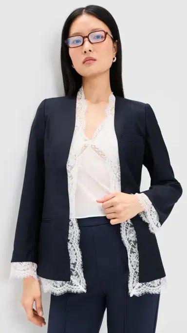 Sea Fiora Wool Jacket Navy | Thumbnail 2 Sea Fiora Wool Jacket Navy | Thumbnail 2