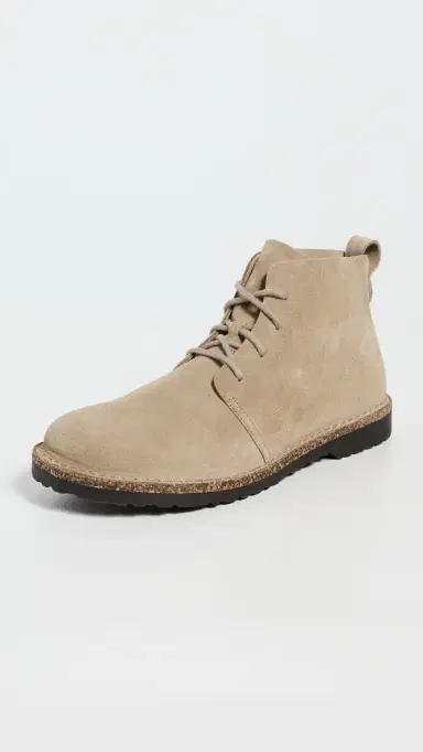 Birkenstock Uppsala Mid Lace Up Boots Taupe | Thumbnail 2 Birkenstock Uppsala Mid Lace Up Boots Taupe | Thumbnail 2