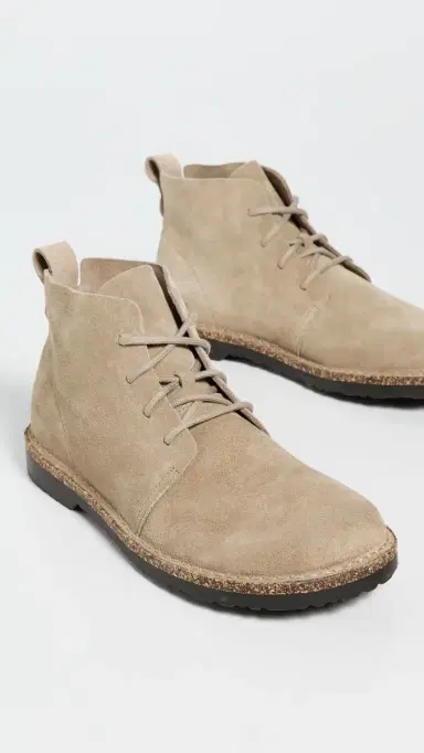 Birkenstock Uppsala Mid Lace Up Boots Taupe | Thumbnail 4 Birkenstock Uppsala Mid Lace Up Boots Taupe | Thumbnail 4