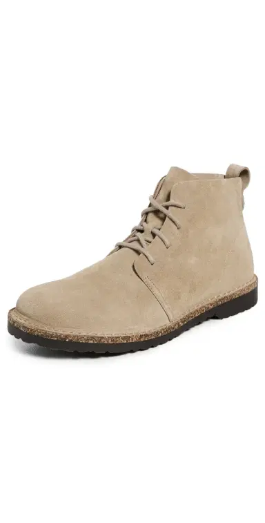 Birkenstock Uppsala Mid Lace Up Boots Taupe | Thumbnail 1 Birkenstock Uppsala Mid Lace Up Boots Taupe | Thumbnail 1
