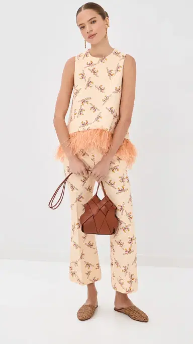 La DoubleJ La Scala Top with Feathers | Thumbnail 5 La DoubleJ La Scala Top with Feathers | Thumbnail 5