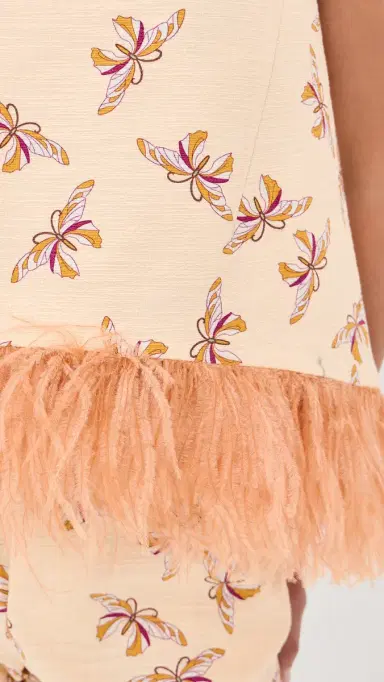La DoubleJ La Scala Top with Feathers | Thumbnail 6 La DoubleJ La Scala Top with Feathers | Thumbnail 6