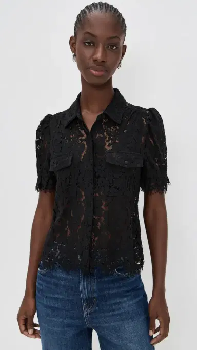 Generation Love ina Lace Shirt Black | Thumbnail 2 Generation Love ina Lace Shirt Black | Thumbnail 2