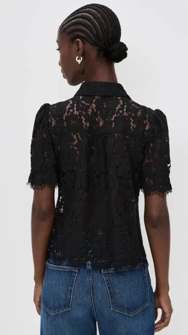 Generation Love ina Lace Shirt Black | Thumbnail 3 Generation Love ina Lace Shirt Black | Thumbnail 3