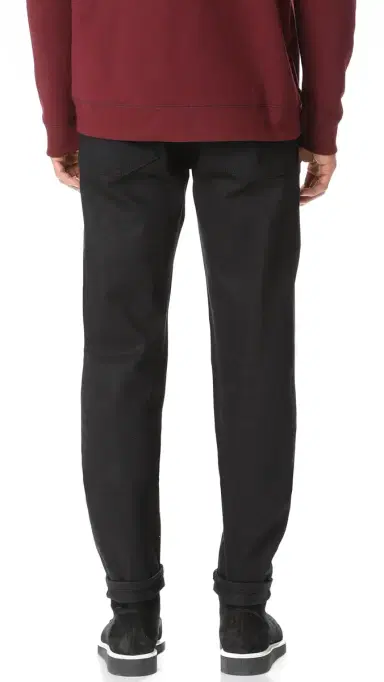 Naked & Famous Denim Easy Guy Solid Black Selvedge Jeans | Thumbnail 2 Naked & Famous Denim Easy Guy Solid Black Selvedge Jeans | Thumbnail 2