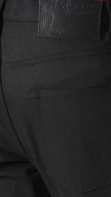 Naked & Famous Denim Easy Guy Solid Black Selvedge Jeans | Thumbnail 5 Naked & Famous Denim Easy Guy Solid Black Selvedge Jeans | Thumbnail 5
