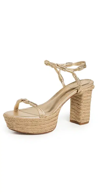 Schutz Nara Platform Sandals Platina 9 | Thumbnail 1 Schutz Nara Platform Sandals Platina 9 | Thumbnail 1