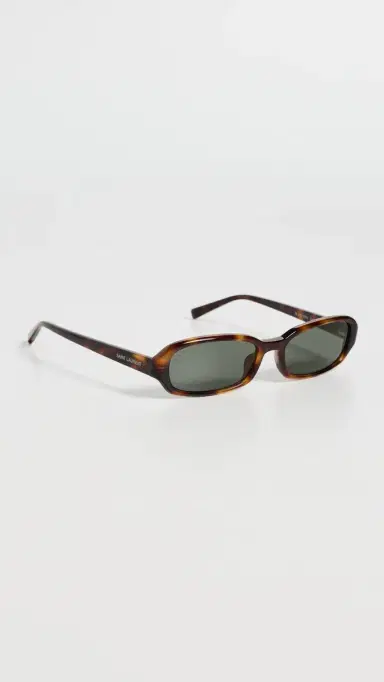Saint Laurent SL 872 Erin Sunglasses Havana-Havana-Grey One Size | Thumbnail 4 Saint Laurent SL 872 Erin Sunglasses Havana-Havana-Grey One Size | Thumbnail 4