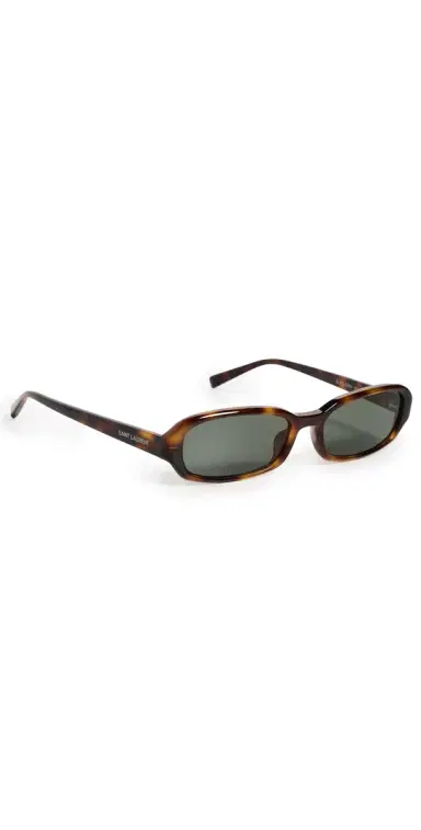 Saint Laurent SL 872 Erin Sunglasses Havana-Havana-Grey One Size | Thumbnail 1 Saint Laurent SL 872 Erin Sunglasses Havana-Havana-Grey One Size | Thumbnail 1