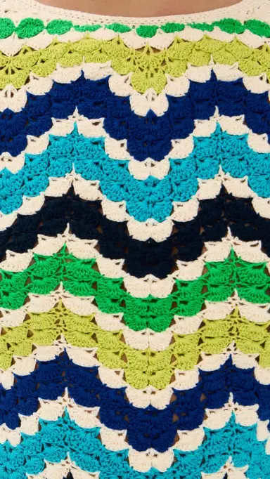 ESCVDO Victoria Mini Dress Blues/ime | Thumbnail 6 ESCVDO Victoria Mini Dress Blues/ime | Thumbnail 6