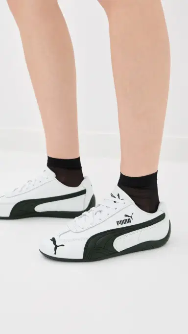 PUMA Speedcat Full Leather Sneakers Puma White-Puma Black | Thumbnail 3 PUMA Speedcat Full Leather Sneakers Puma White-Puma Black | Thumbnail 3