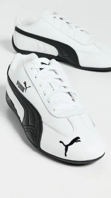 PUMA Speedcat Full Leather Sneakers Puma White-Puma Black | Thumbnail 5 PUMA Speedcat Full Leather Sneakers Puma White-Puma Black | Thumbnail 5
