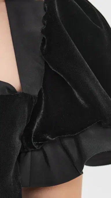 Damaris Bailey Rose Velvet Mini Dress Black Velvet | Thumbnail 6 Damaris Bailey Rose Velvet Mini Dress Black Velvet | Thumbnail 6