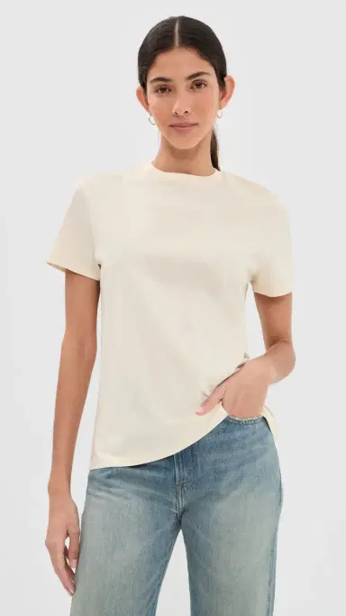 WARDROBE.NYC WARDROBE. NYC Classic T-Shirt Pearl | Thumbnail 2 WARDROBE.NYC WARDROBE. NYC Classic T-Shirt Pearl | Thumbnail 2