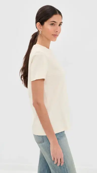 WARDROBE.NYC WARDROBE. NYC Classic T-Shirt Pearl | Thumbnail 4 WARDROBE.NYC WARDROBE. NYC Classic T-Shirt Pearl | Thumbnail 4