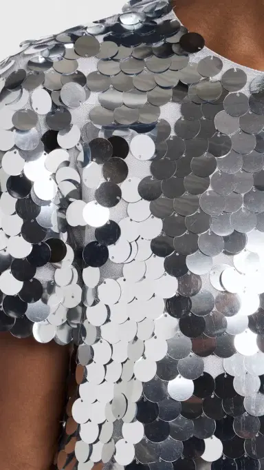 endless rose Fisheye Sequins Top Silver | Thumbnail 6 endless rose Fisheye Sequins Top Silver | Thumbnail 6