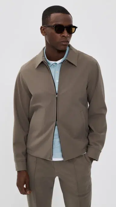 Theory Mod Blouson Jacket Morel | Thumbnail 2 Theory Mod Blouson Jacket Morel | Thumbnail 2