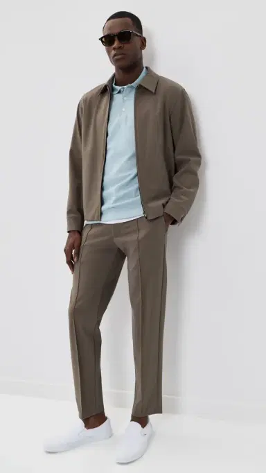 Theory Mod Blouson Jacket Morel | Thumbnail 5 Theory Mod Blouson Jacket Morel | Thumbnail 5