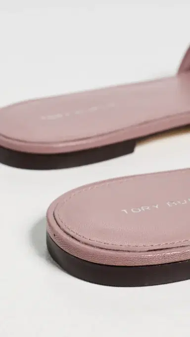 Tory Burch Eleanor Slides Light Mauve/Silver | Thumbnail 4 Tory Burch Eleanor Slides Light Mauve/Silver | Thumbnail 4