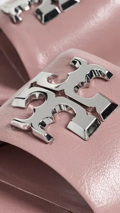 Tory Burch Eleanor Slides Light Mauve/Silver | Thumbnail 6 Tory Burch Eleanor Slides Light Mauve/Silver | Thumbnail 6