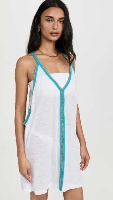 Pitusa Mini Sundress White | Thumbnail 2 Pitusa Mini Sundress White | Thumbnail 2