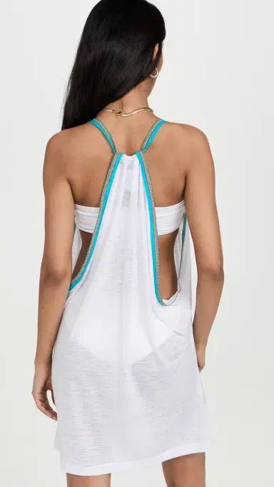 Pitusa Mini Sundress White | Thumbnail 3 Pitusa Mini Sundress White | Thumbnail 3