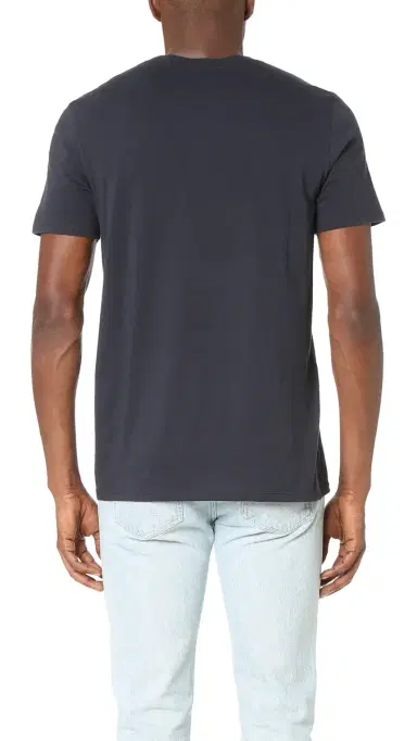 Vince Short Sleeve Pima Crew Neck Tee Coastal | Thumbnail 2 Vince Short Sleeve Pima Crew Neck Tee Coastal | Thumbnail 2