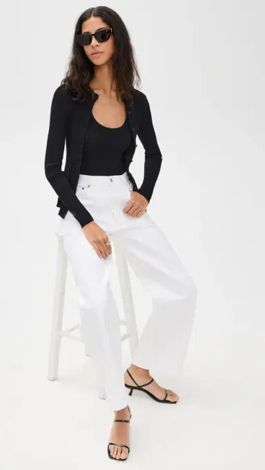 A.L.C. A.L.C. Fisher Cardigan Black | Thumbnail 5 A.L.C. A.L.C. Fisher Cardigan Black | Thumbnail 5