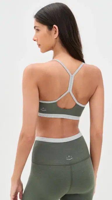 Beyond Yoga Outlines trappy Bra Dusty Forest Heather | Thumbnail 3 Beyond Yoga Outlines trappy Bra Dusty Forest Heather | Thumbnail 3