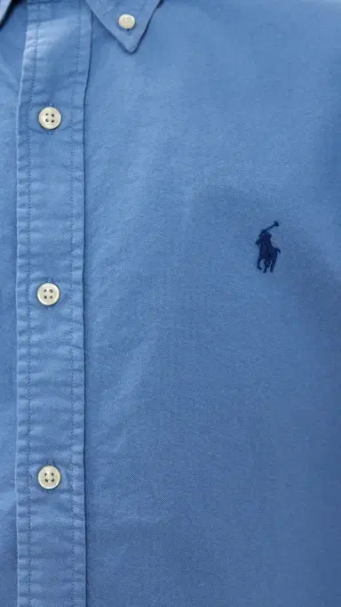 Polo Ralph Lauren Classic Fit Garment Dyed Oxford Shirt Bastille Blue L | Thumbnail 6 Polo Ralph Lauren Classic Fit Garment Dyed Oxford Shirt Bastille Blue L | Thumbnail 6