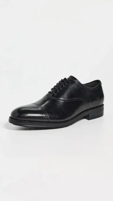 Cole Haan Ledley Grand Cap Toe Oxford Dress Shoes Black / Black | Thumbnail 2 Cole Haan Ledley Grand Cap Toe Oxford Dress Shoes Black / Black | Thumbnail 2
